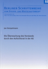 Die Überwachung des Vorstands durch den Aufsichtsrat in der AG - Jan Hempelmann