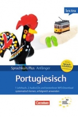 Lextra - Portugiesisch - Sprachkurs Plus: Anfänger / A1/A2 - Selbstlernbuch mit CDs (Neubearbeitung) - Cook, Manuela