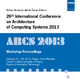 ARCS 2013 - Mladen Berekovic; Martin Danek