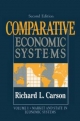 Comparative Economic Systems: v. 1 - Richard L. Carson