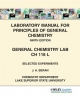 Laboratory Manual for Principles of General Chemistry: General Chemistry Lab CH 116 L