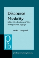 Discourse Modality - Senko K. Maynard
