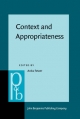 Context and Appropriateness - Anita Fetzer