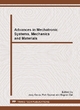 Advances in Mechatronic Systems, Mechanics and Materials: Volume 196 (Solid State Phenomena, Volume 196)