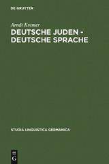 Deutsche Juden - deutsche Sprache - Arndt Kremer