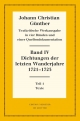 Dichtungen der letzten Wanderjahre 1721-1723 - Reiner Bolhoff