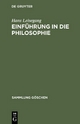 Einführung in die Philosophie - Hans Leisegang