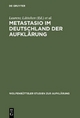 Metastasio im Deutschland der Aufklärung - Laurenz Lütteken; Gerhard Splitt