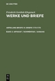 Apparat / Kommentar / Anhang (Friedrich Gottlieb Klopstock: Werke und Briefe. Abteilung Briefe VI: Briefe 1773-1775, Band 2)