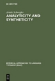 Analyticity and Syntheticity - Armin Schwegler