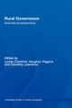 Rural Governance - Lynda Cheshire;  Vaughan Higgins;  Geoffrey Lawrence