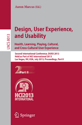Design, User Experience, and Usability: Health, Learning, Playing, Cultural, and Cross-Cultural User Experience - 