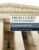 High Court Case Summaries on Commercial Law, Keyed to Whaley - Publishers Editorial Staff