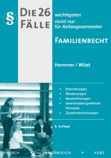 26 Fälle Familienrecht - Hemmer, Karl-Edmund; Wüst, Achim