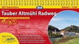 ADFC-Radreiseführer Tauber Altmühl Radweg 1:75.000 praktische Spiralbindung, reiß- und wetterfest, GPS-Tracks Download - Hans Luntz