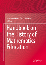 Handbook on the History of Mathematics Education - 
