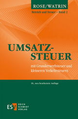 Umsatzsteuer - Watrin, Christoph; Rose, Gerd