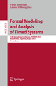 Formal Modeling and Analysis of Timed Systems: 11th International Conference, FORMATS 2013, Buenos Aires, Argentina, August 29-31,