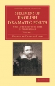 Specimens of English Dramatic Poets - Charles Lamb