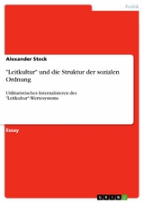 "Leitkultur" und die Struktur der sozialen Ordnung - Alexander Stock