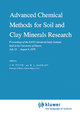 Advanced Chemical Methods for Soil and Clay Minerals Research - J. W. Stucki; W. L. Banwart