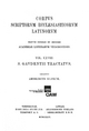 Gaudentius. Brixiensis - Tractatus: 68 (Corpus Scriptorum Ecclesiasticorum Latinorum)