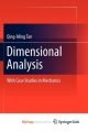 Dimensional Analysis - Qing-Ming Tan