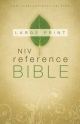 NIV Reference Bible Large Print Hardcover - New International Version