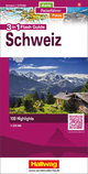 Schweiz Flash Guide Strassenkarte 1:275 000