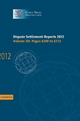 World Trade Organization Dispute Settlement Reports Dispute Settlement Reports 2012 - World Trade Organization