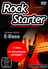 Rockstarter Vol. 1-3 - E-Bass (3 DVDs) - Christian Spohn