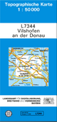 TK50 L7344 Vilshofen an der Donau: Topographische Karte 1:50000 (TK50 Topographische Karte 1:50000 Bayern)