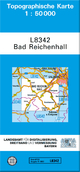 TK50 L8342 Bad Reichenhall: Topographische Karte 1:50000 (TK50 Topographische Karte 1:50000 Bayern)