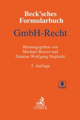 Beck'sches Formularbuch GmbH-Recht - 