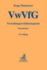 Verwaltungsverfahrensgesetz - Kopp, Ferdinand Otto; Ramsauer, Ulrich