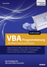 VBA-Programmierung für Word, Excel und Access - Bernd Held