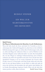 Ein Weg zur Selbsterkenntnis - Steiner, Rudolf; Rudolf Steiner Nachlassverwaltung