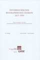 Osterreichisches Biographisches Lexikon 1815-1950, 62. Lieferung Austrian Academy of Sciences Press Author