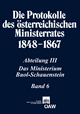 Die Protokolle des osterreichischen Ministerrates 1848-1867, Abteilung III: Das Ministerium Buol-Schauenstein, Band 6: 3. Marz 1857-29. April 1858 Ste