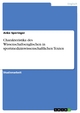 Charakteristika des Wissenschaftsenglischen in sportmedizinwissenschaftlichen Texten - Anke Speringer