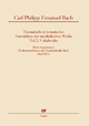 Carl Philipp Emanuel Bach: Thematisch-systematisches Verzeichnis der musikalischen Werke: Carl Philipp Emanuel Bach - Vokalwerke (Bach-Repertorium: Werkverzeichnisse zur Musikerfamilie Bach)