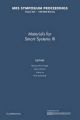 Materials for Smart Systems III: Volume 604 - Marilyn Wun-Fogle; Kenji Uchino; Yukio Ito; Rolf Gotthardt