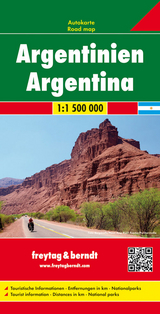 Argentinien, Autokarte 1:1,5 Mio. - 