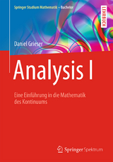 Analysis I - Daniel Grieser