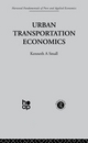 Urban Transportation Economics - K. Small