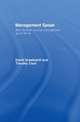 Management Speak - David Greatbatch; Timothy Clark