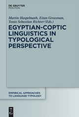 Egyptian-Coptic Linguistics in Typological Perspective - 