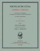 Nicolai de Cusa Opera omnia / Nicolai de Cusa Opera omnia Nikolaus von Kues Author