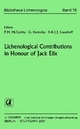 Lichenological Contributions in Honour of Jack Elix