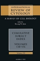Cumulative Subject Index, Volumes 138-172 - Kwang W. Jeon